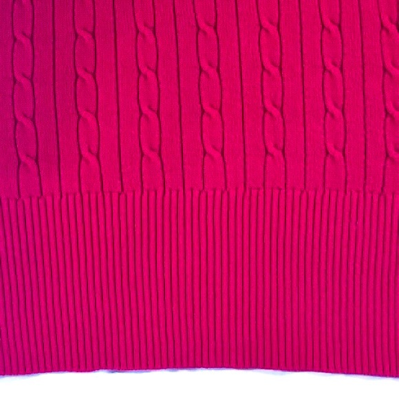 Tommy Hilfiger | 100% Cotton | Cable-Knit Sweater | Sz Lg - Picture 5 of 6